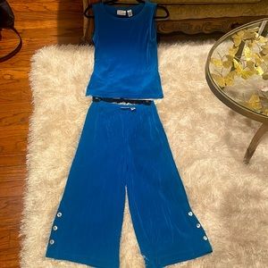 Chicos Travelers 2-Piece Top/Pants